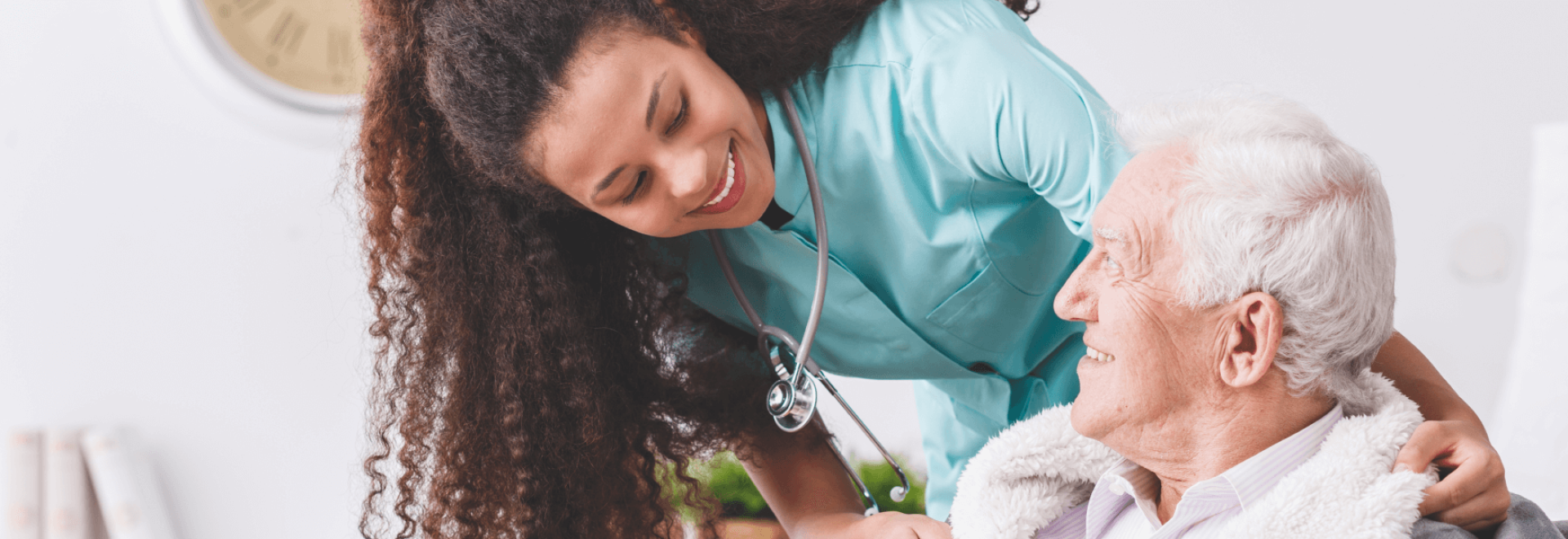 a woman with a stethoscope around her neck